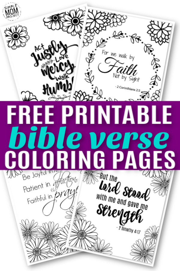 Free Printable Christian Bible Verse Coloring Page