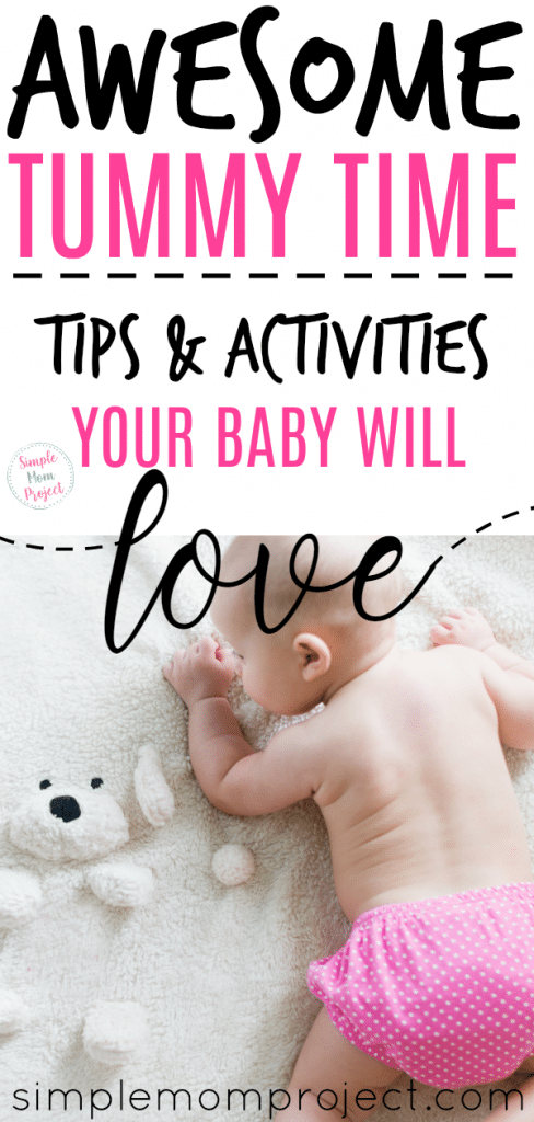 Check out this post for amazing benefits of tummy time, when you should start, terrific tips to get your baby to fall in love with tummy time and SUPER FUN playful activities. Plus, print your free tummy time milestone chart!