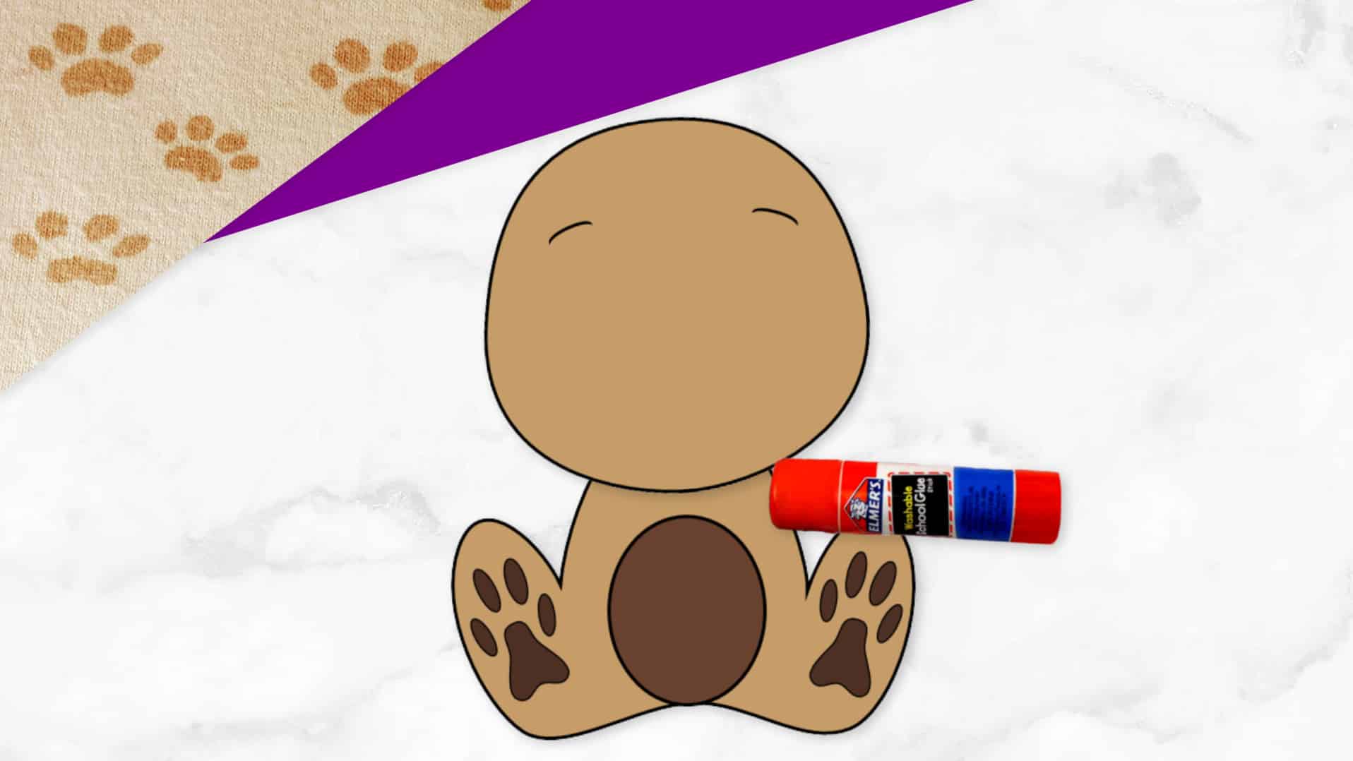 Free Printable puppy Dog Craft for Kids, Preschoolers, Toddlers and kindergartners