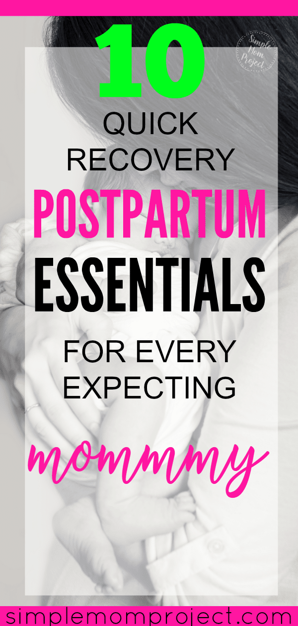 Check out this survival guide and hospital checklist for the best tips and products all new and expecting mothers need for the quickest postpartum recovery!