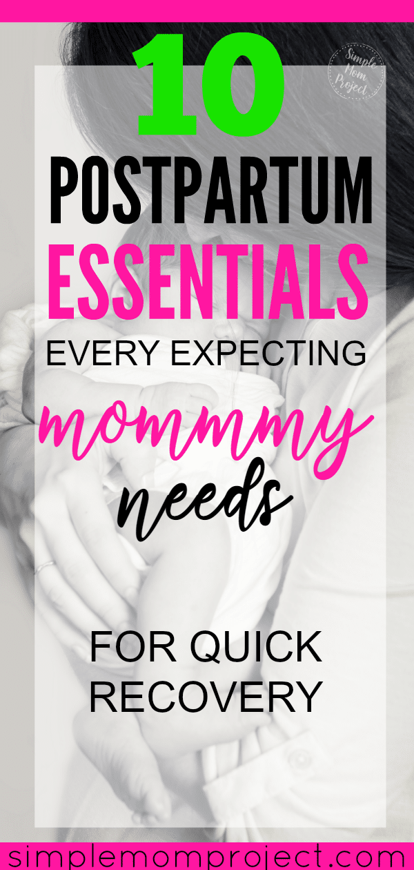 Check out this survival guide and hospital checklist for the best tips and products all new and expecting mothers need for the quickest postpartum recovery!