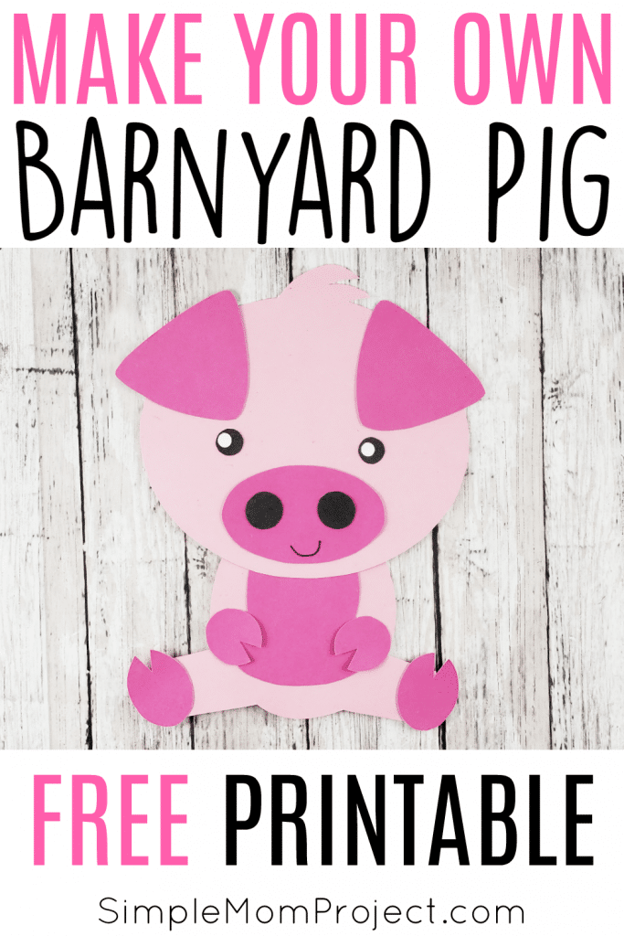 Farm Animal Crafts - Cow Pin