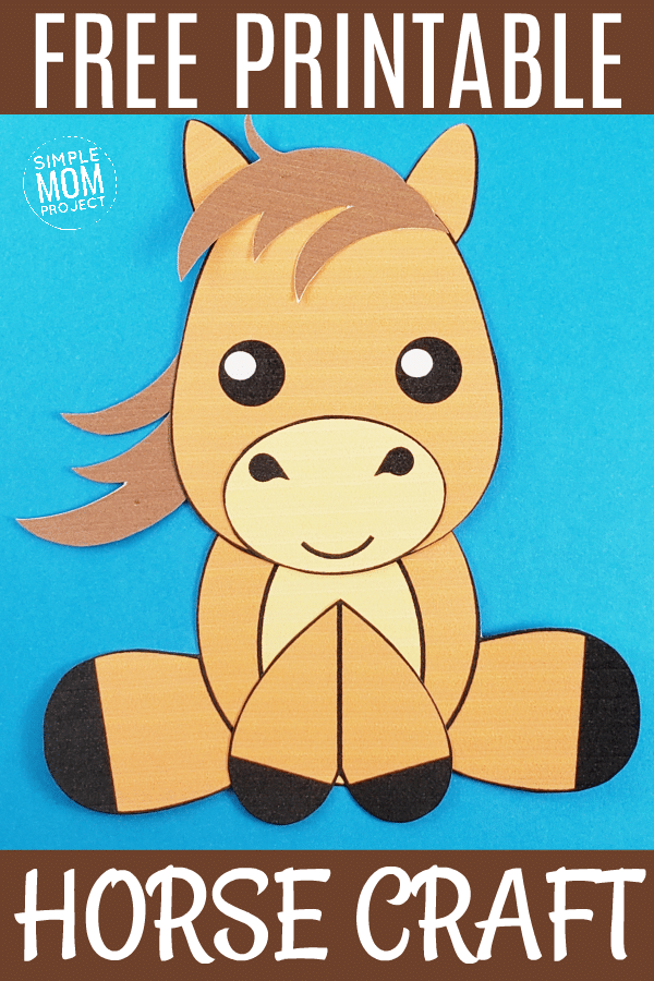 Horse Craft for Kids, preschoolers and toddlers Pin 1