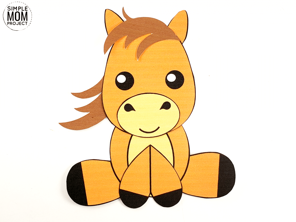 Horse Craft for Kids, preschoolers and toddlers Step 7