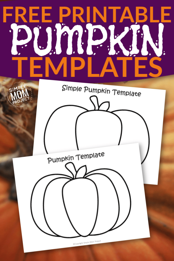 Click now to print these easy pumpkin templates for kids to color or to make a fun fall or autumn craft with! With large and small sizes, these pumpkin templates are perfect for any preschooler to color or a fun fall decor#pumpkin #pumpkintemplate #pumpkincoloring