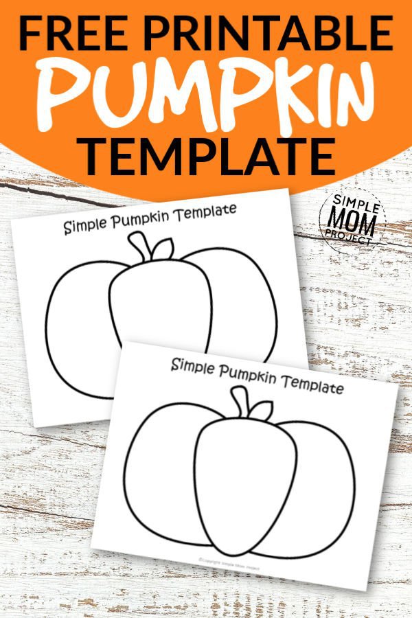 Click now to print these easy pumpkin templates for kids to color or to make a fun fall or autumn craft with! With large and small sizes, these pumpkin templates are perfect for any preschooler to color or a fun fall decor#pumpkin #pumpkintemplate #pumpkincoloring 