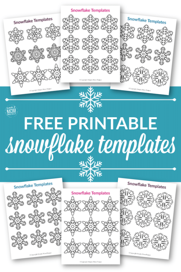 Free Printable Small Snowflake Patterns, Templates and Stencils