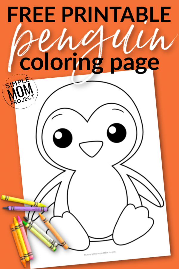 Free Printable Penguin Coloring Page for Kids