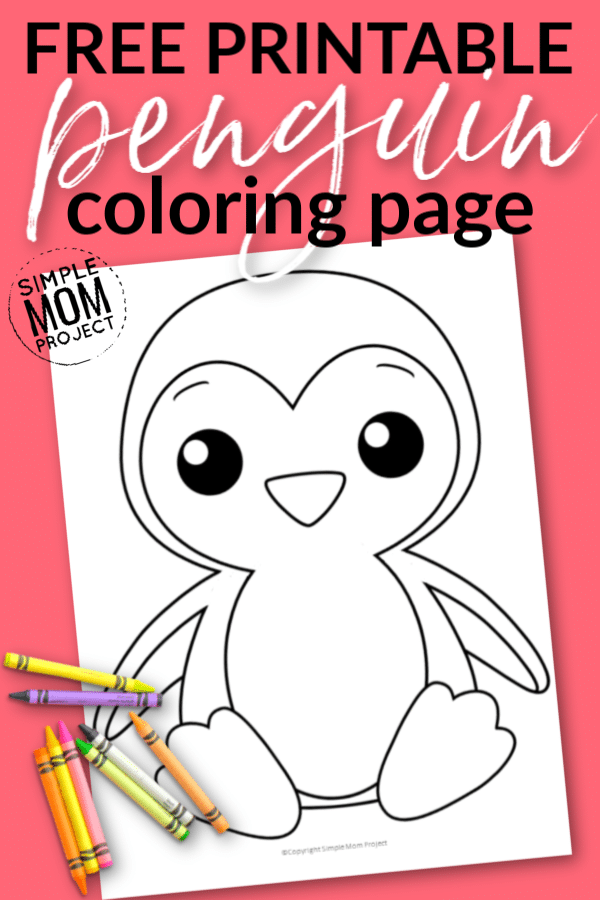 Free Printable Penguin Coloring Page for Kids