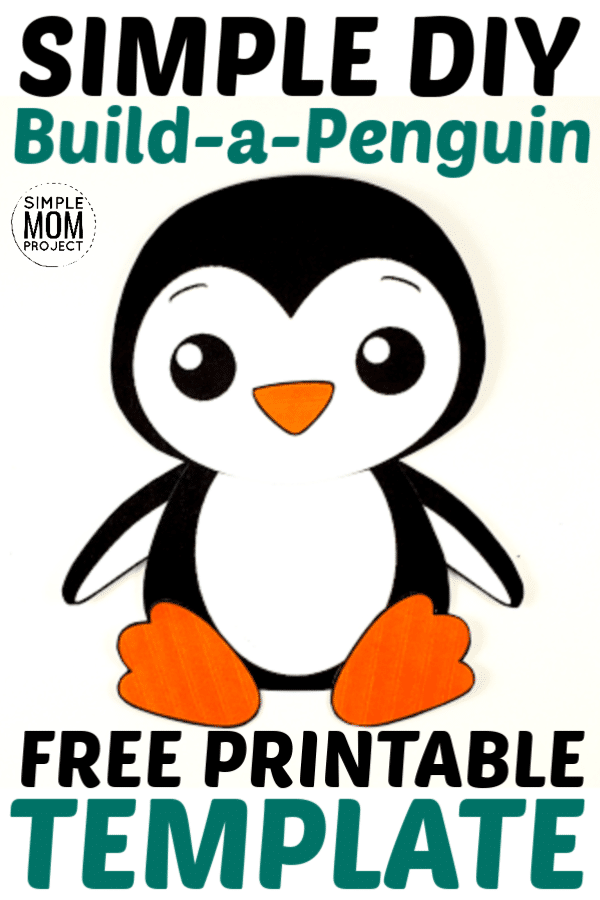 Click now to print your free craft penguin template to make this cute and fun penguin art project! Our easy build-a-penguin is perfect for arctic animal unit themes with your preschool or kindergarten class. He is also great for a winter snow day craft with your toddler at home!