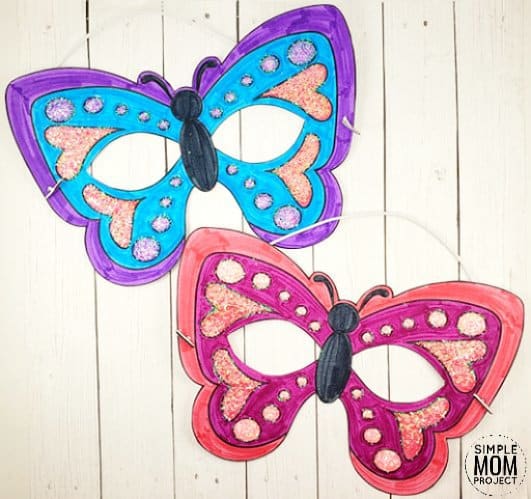 Fun and adorable spring and summer butterfly crafts for kids, preschoolers and toddlers