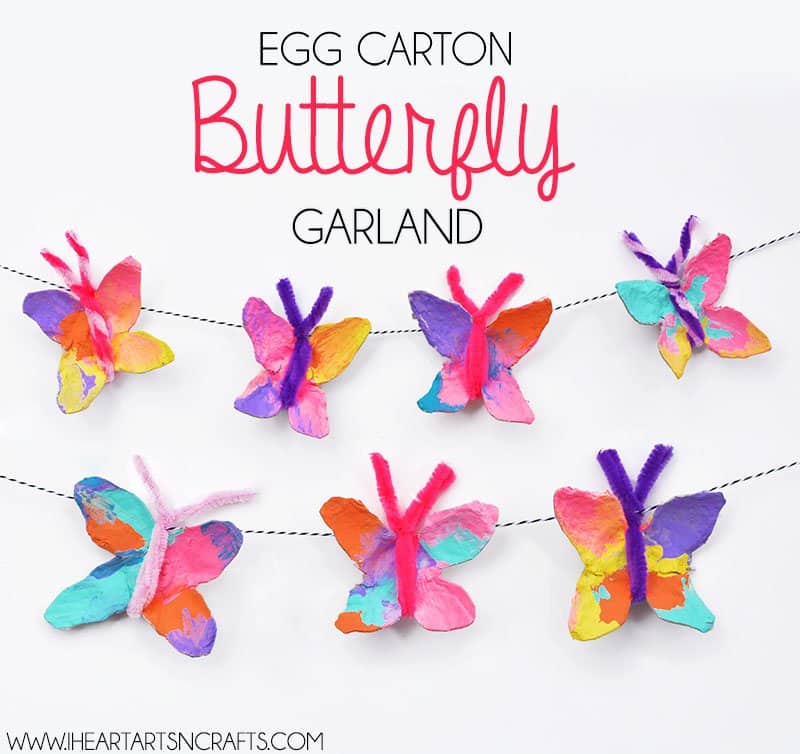 Fun and adorable spring and summer butterfly crafts for kids, preschoolers and toddlers