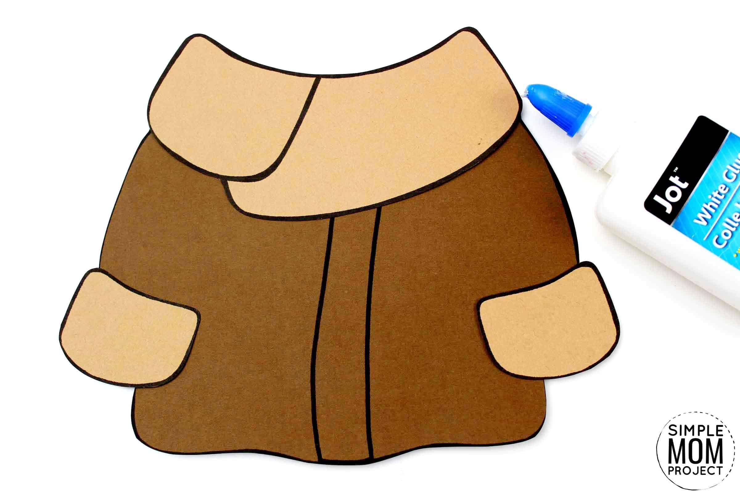 Free Printable Star Wars Baby Yoda Craft for Kids, Preschoolers and toddlers 3