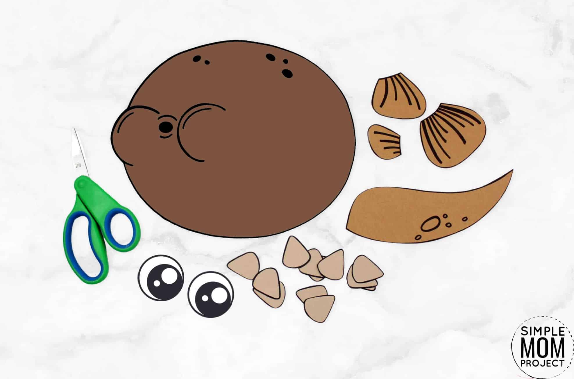 Free Printable Puffer Fish Ocean Animal Craft for Kids, preschoolers and toddlers