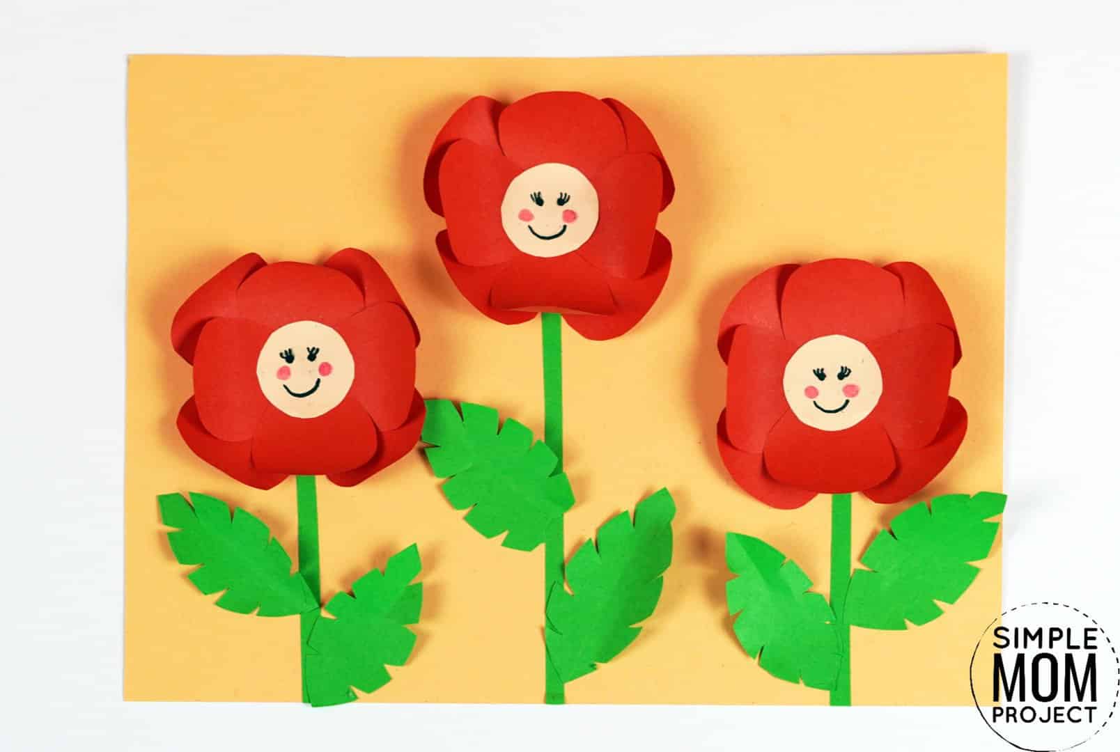 Easy DiY Remembrane Poppy craft for kids, preschoolers and toddlers