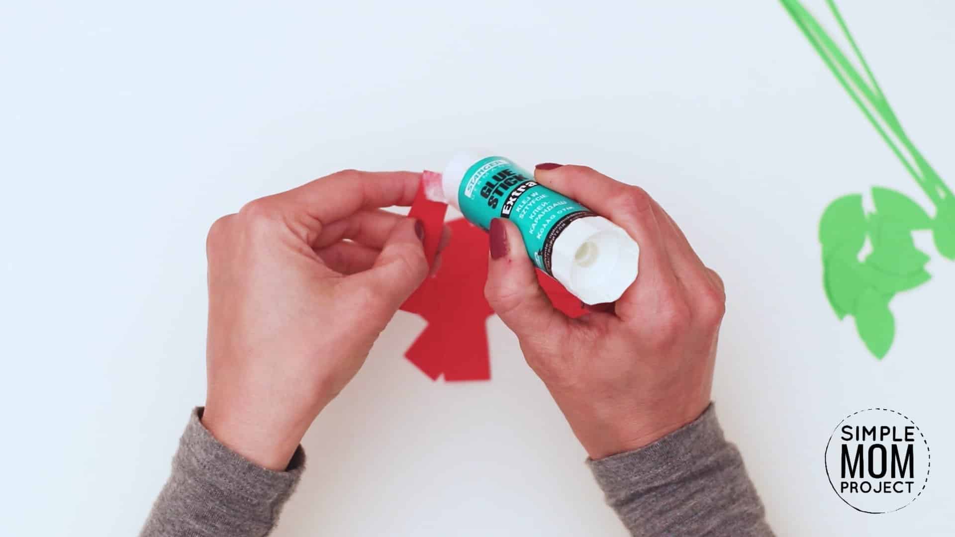 Easy Diy Cherry Craft for kids, preschoolers and toddlers