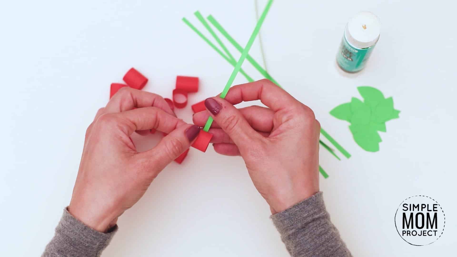 Easy Diy Cherry Craft for kids, preschoolers and toddlers