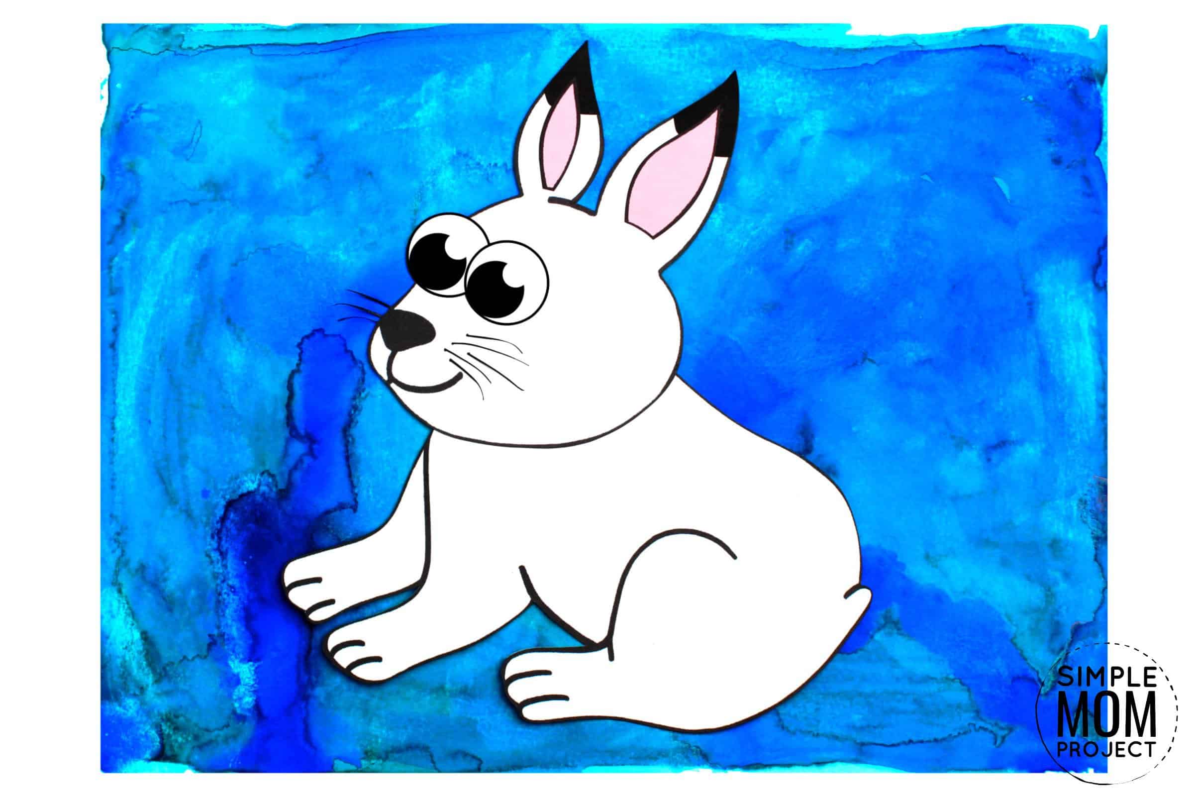 Free Printable Arctic Animal Hare Craft for Kids Preschoolers and Toddlers