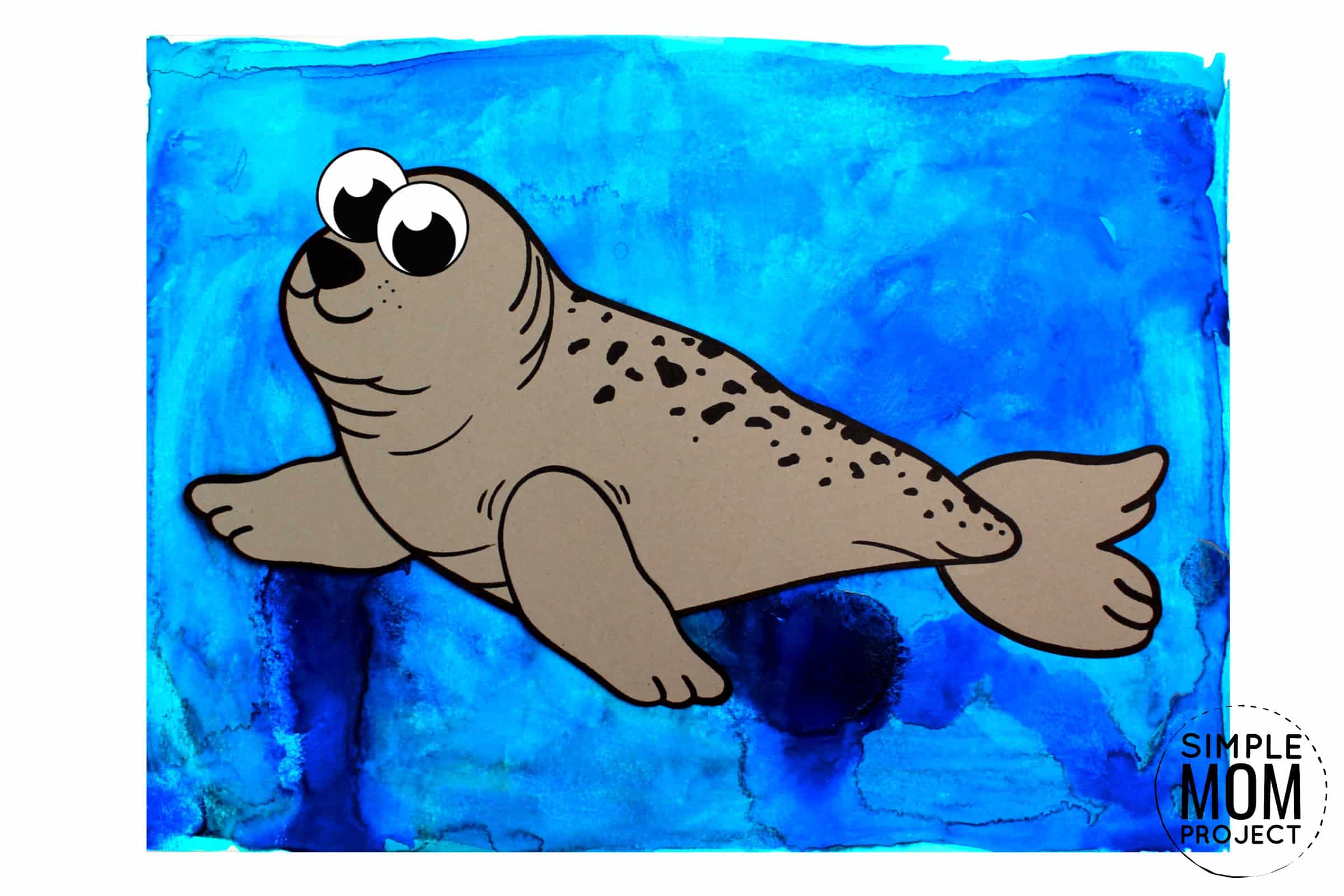 Free Printable Arctic Animal Ringed Seal Craft for Kids Preschoolers and Toddlers