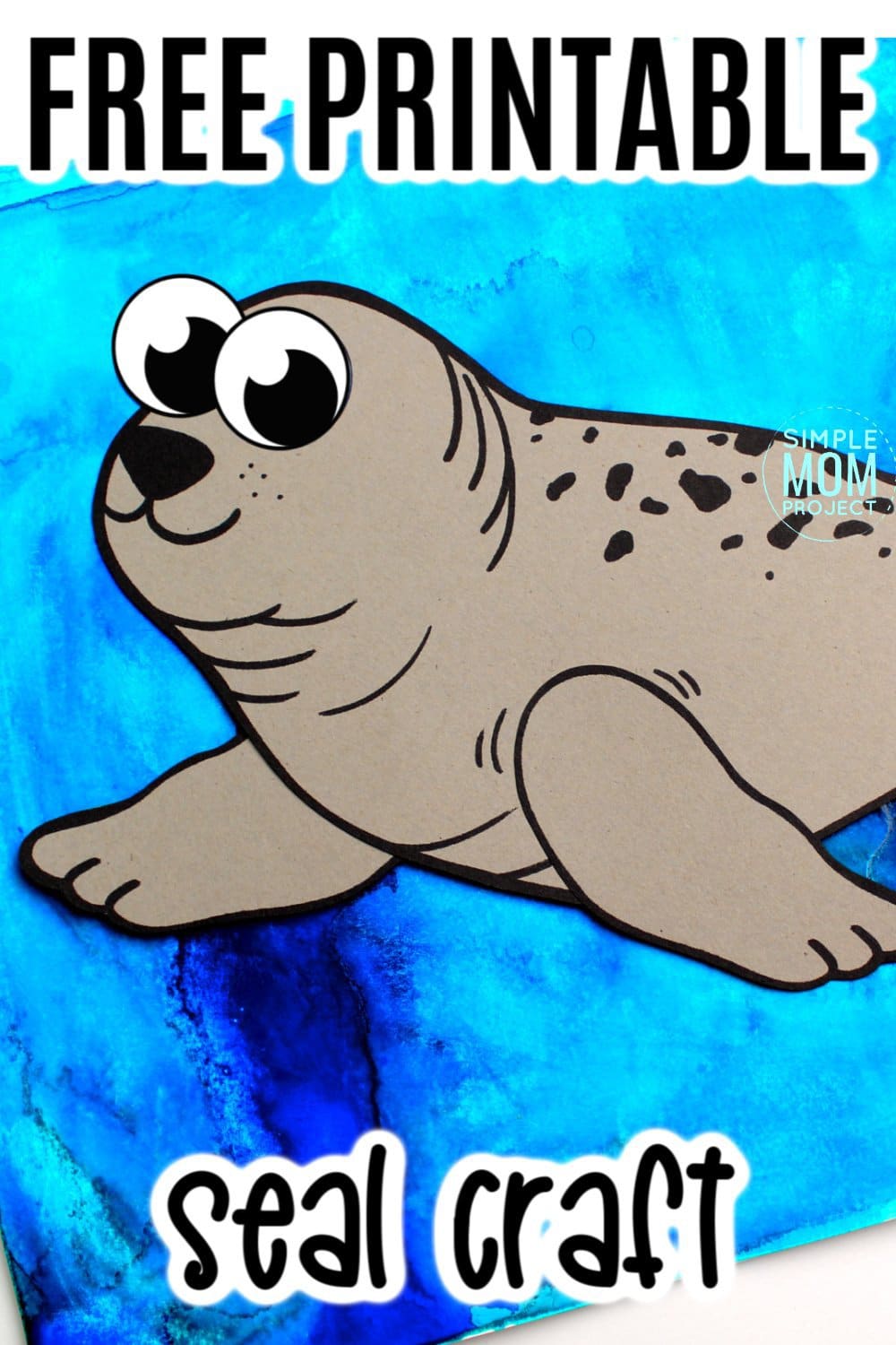 Free Printable Arctic Animal Ringed Seal Craft for Kids Preschoolers and Toddlers