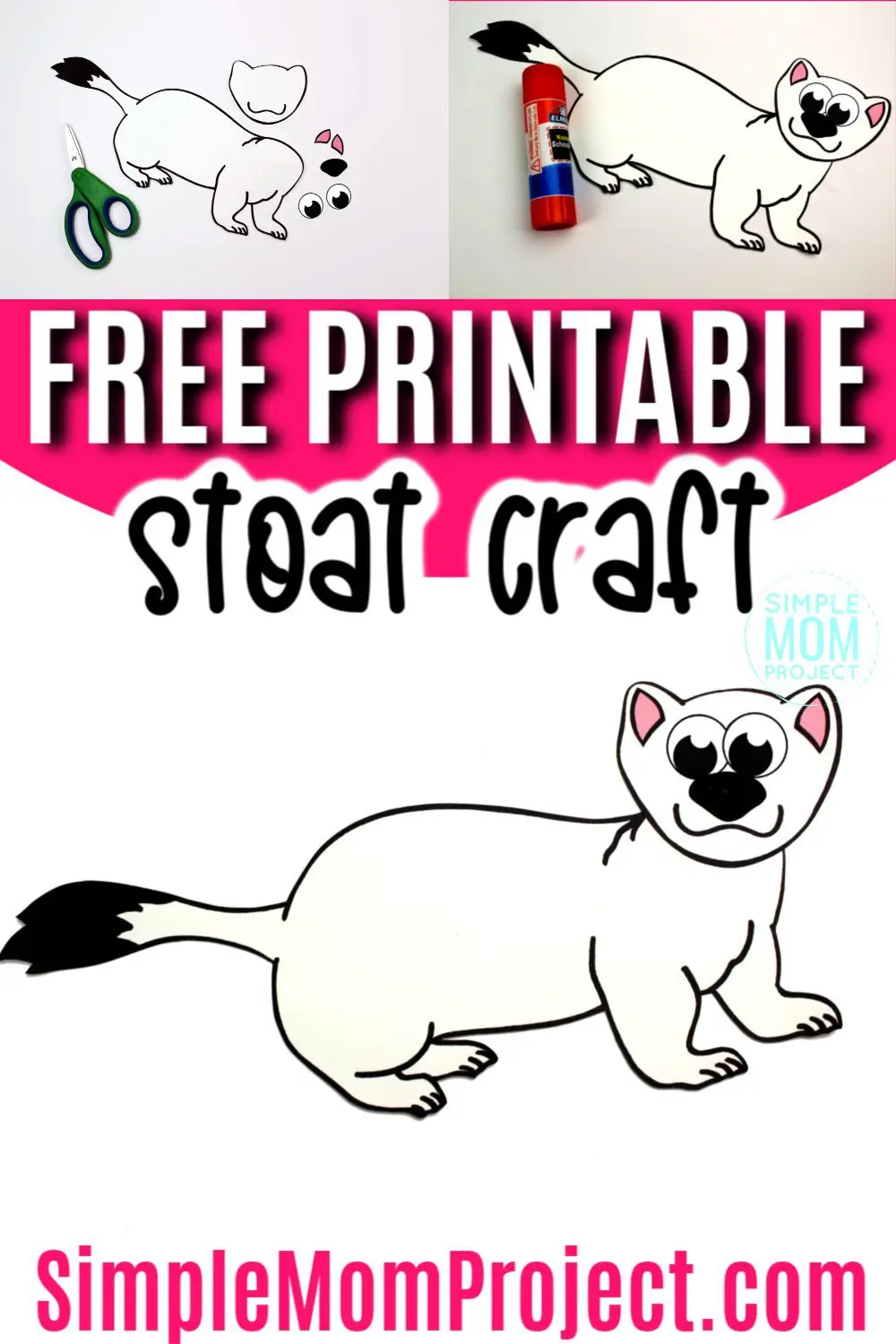 Looking for a step-by-step harp seal craft? Use the free printable seal template and either cut and paste or turn this arctic animal harp seal into a fun coloring activity!