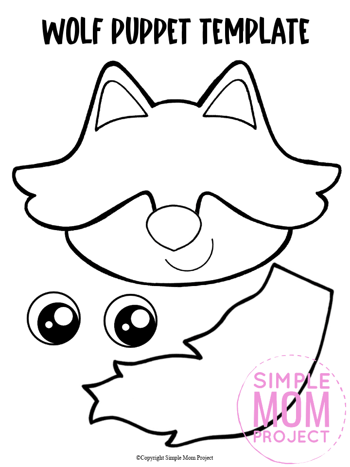 Are you looking for a fun printable wolf template to make a hand puppet for preschoolers? Click now to download and print the paper bag wolf puppet template for free! This wolf paper bag puppet is the perfect way to put on a Little Red Riding Hood Puppet show! This wolf paper bag puppet craft is perfect for kids of all ages including preschoolers and toddlers."