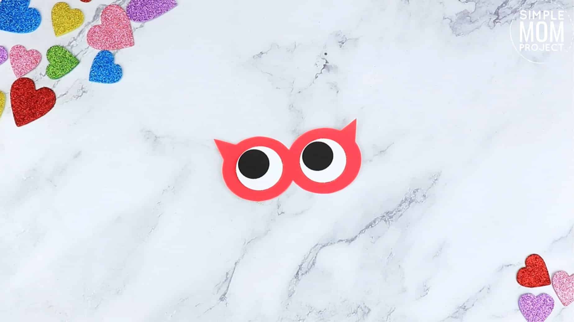 Easy Printable Diy Heart Owl Craft for Preschool, toddler, kindergarten