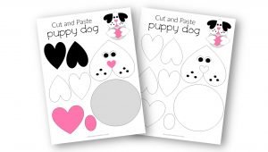Easy Printable Diy Puppy Dog Craft for Preschool, toddler, kindergarten