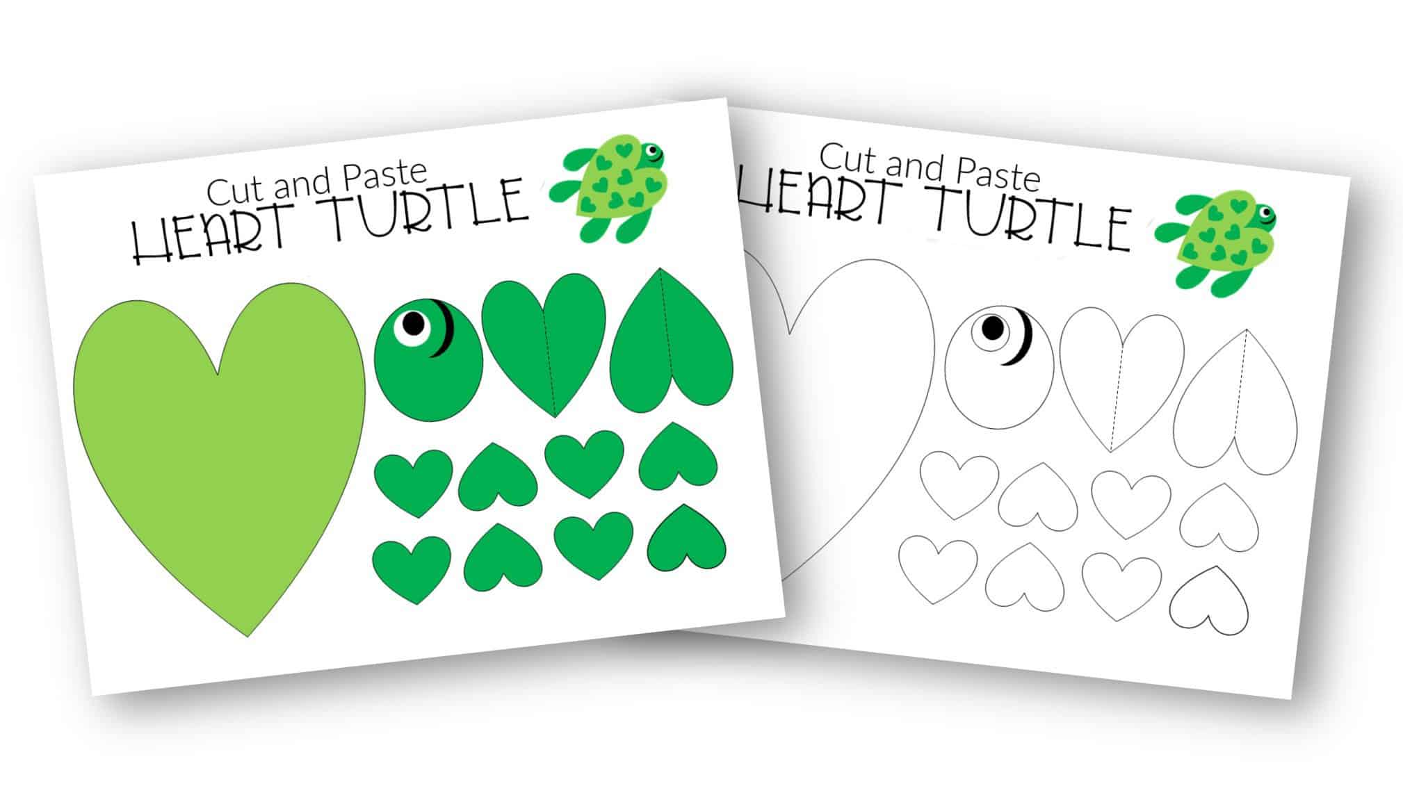 FREE and Easy Printable Diy Turtle Craft for Preschool, toddler, kindergarten