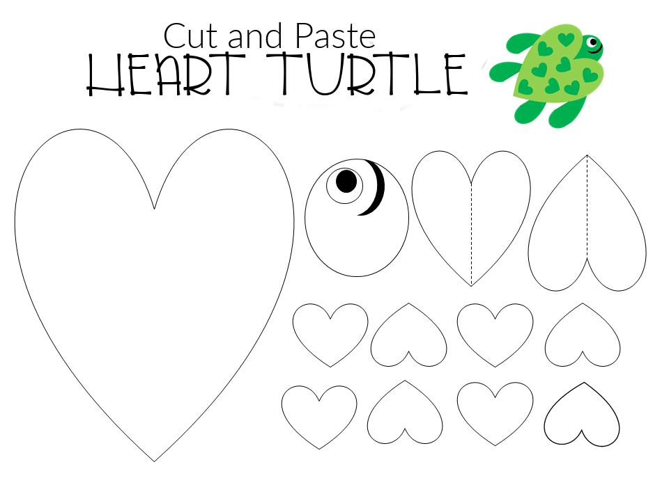 FREE and Easy Printable Diy Turtle Craft for Preschool, toddler, kindergarten