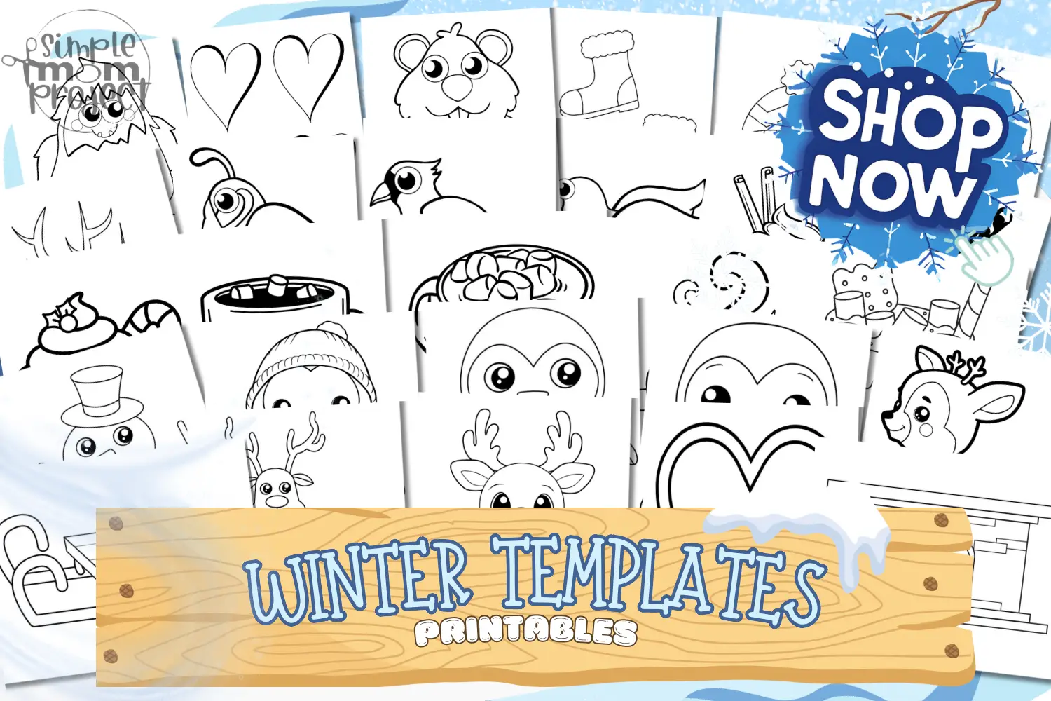 SHOP NOW Winter Templates - 1
