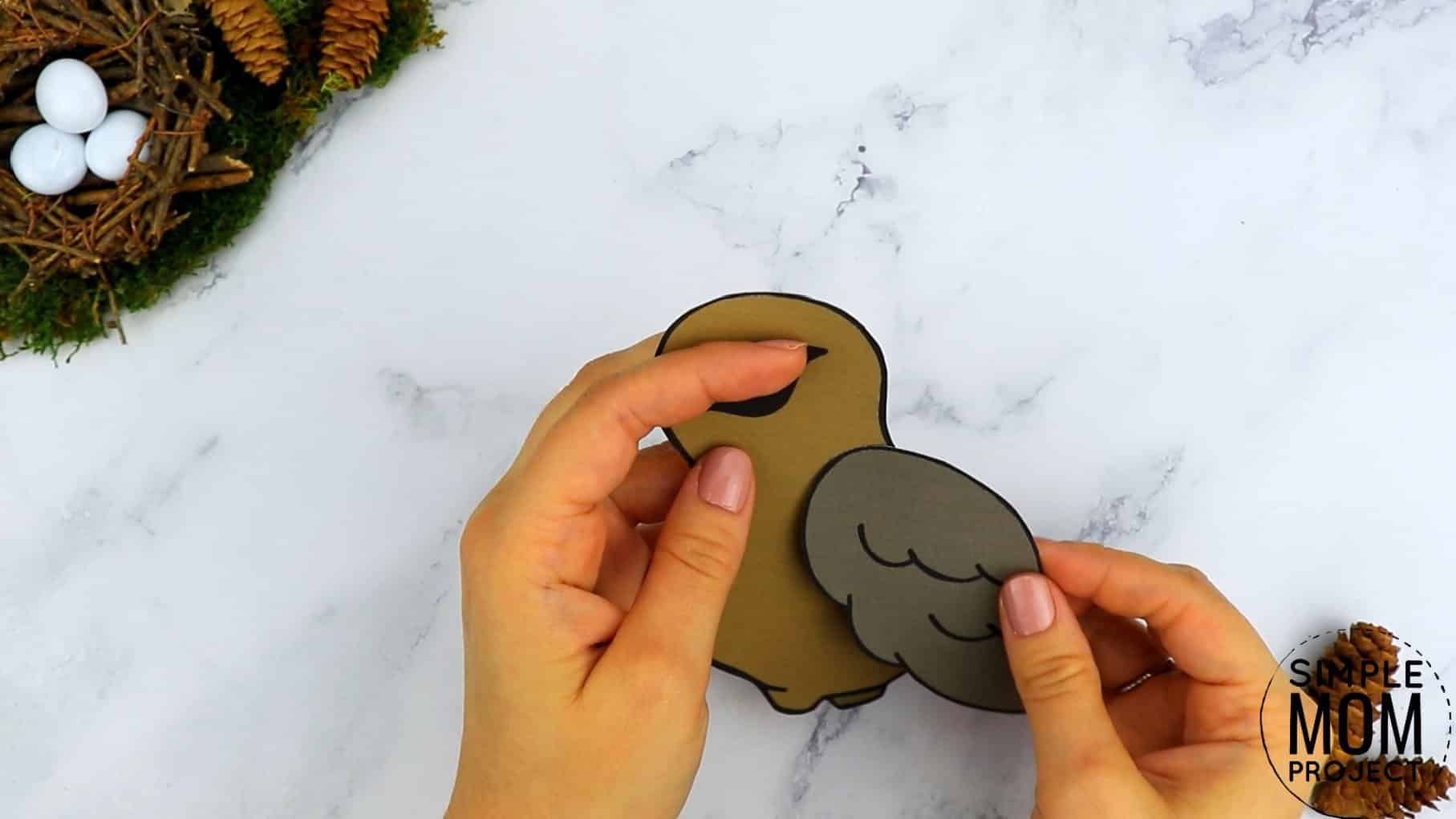 Free Printable Hawk Craft for Kids, preschoolers toddlers and kindergartners