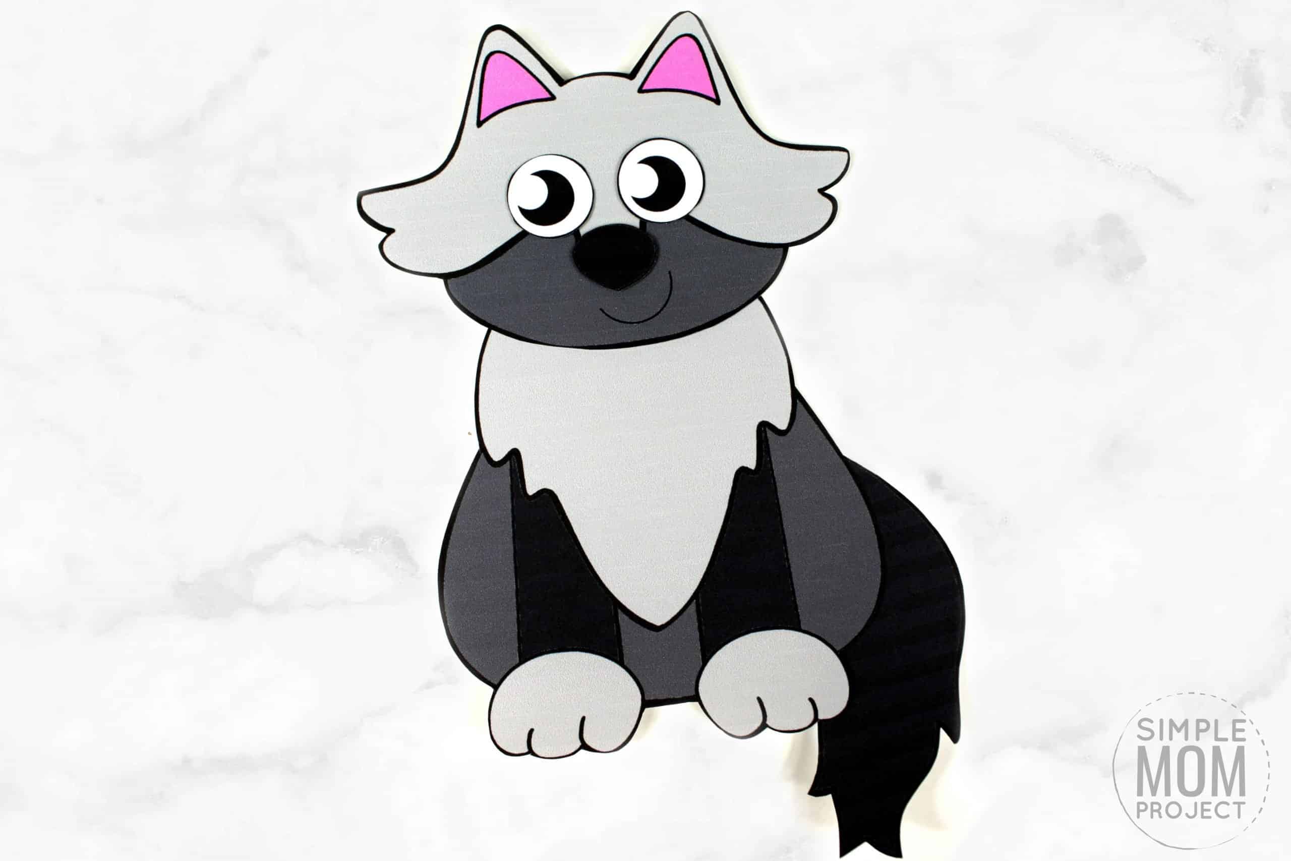 Free Printable wolf Craft for Kids, preschoolers, toddlers and kindergartners