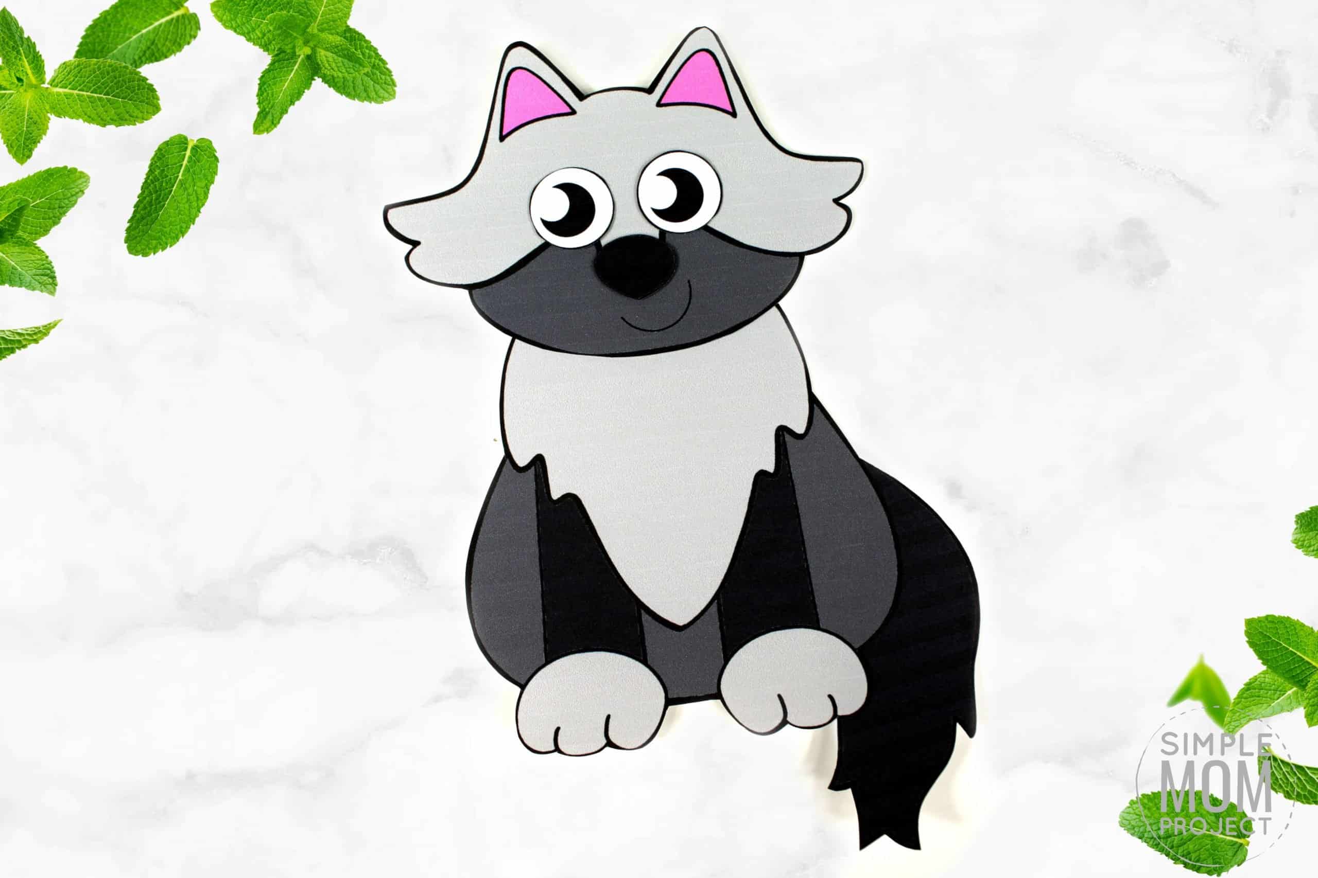 Free Printable wolf Craft for Kids, preschoolers, toddlers and kindergartners