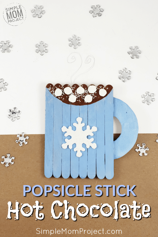 Hot Chocolate Popsicle Stick Craft 1
