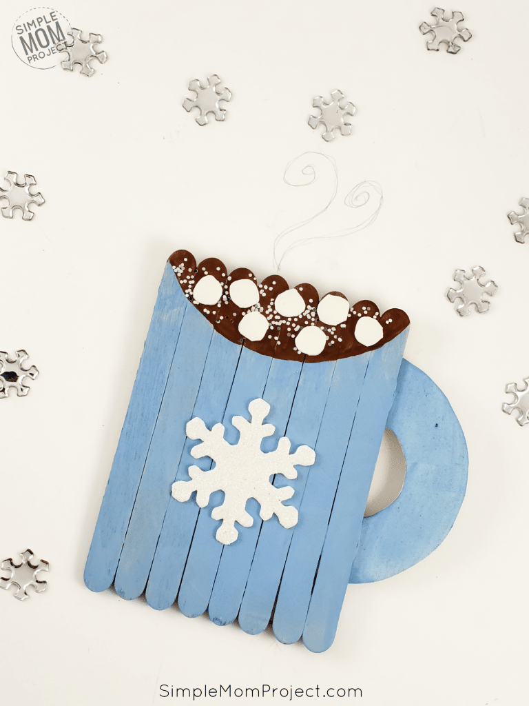 Hot Chocolate Popsicle Stick Craft 1