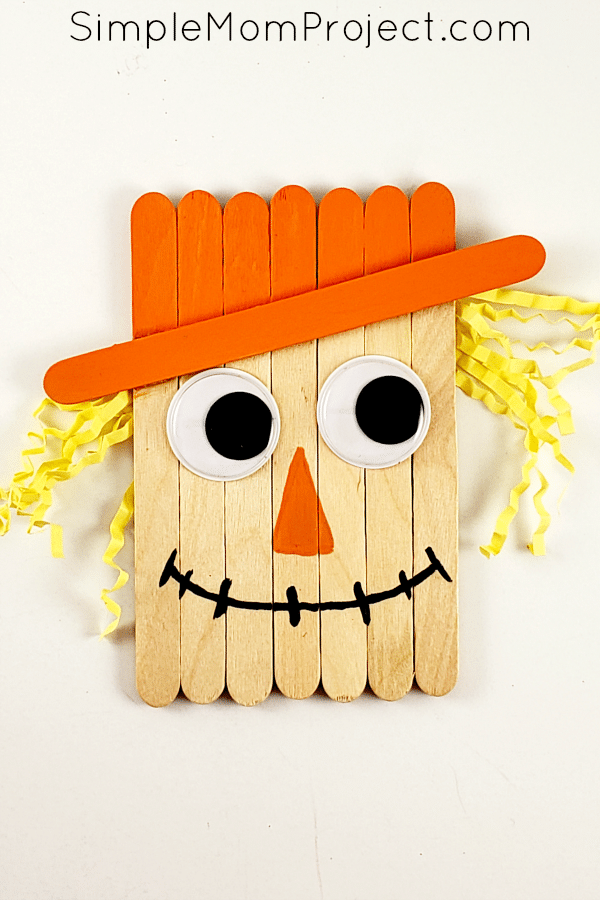Popsicle Stick Scarecrow