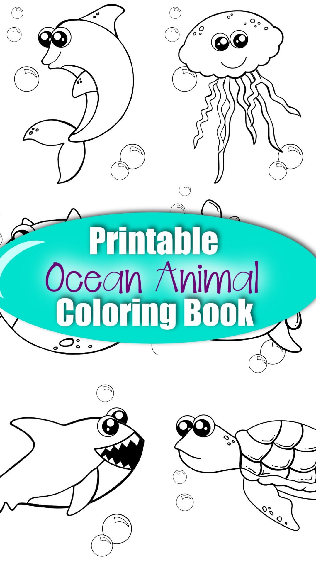 Are you looking for some fun, easy and easy ocean animal coloring pages for your kids? This collection includes our most popular printable ocean animal coloring sheets which are perfect for preschool art projects or home school craft classes. From Angel Fish to Blue Crabs & Dory Fish as well - there’s an ocean animal drawing printable your toddlers will love. Simply print the Ocean Animal Coloring Book, grab some of your favorite coloring supplies and get to coloring! It’s an exciting way to learn about the beautiful animals in our oceans! #OceanAnimalCrafts #OceanAnimalPrintables