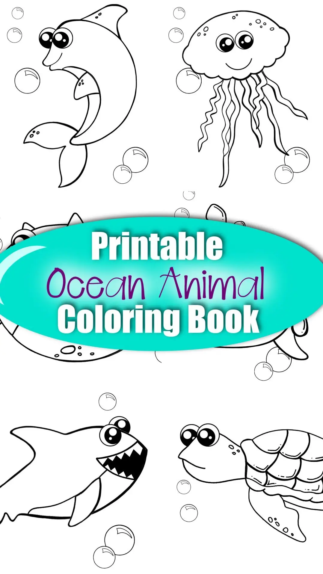 Are you looking for some fun, easy and easy ocean animal coloring pages for your kids? This collection includes our most popular printable ocean animal coloring sheets which are perfect for preschool art projects or home school craft classes. From Angel Fish to Blue Crabs & Dory Fish as well - there’s an ocean animal drawing printable your toddlers will love. Simply print the Ocean Animal Coloring Book, grab some of your favorite coloring supplies and get to coloring! It’s an exciting way to learn about the beautiful animals in our oceans! #OceanAnimalCrafts #OceanAnimalPrintables