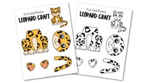 Leopard Cut and Paste Craft for Toddlers, Preschoolers and Kindergarteners Convertkit