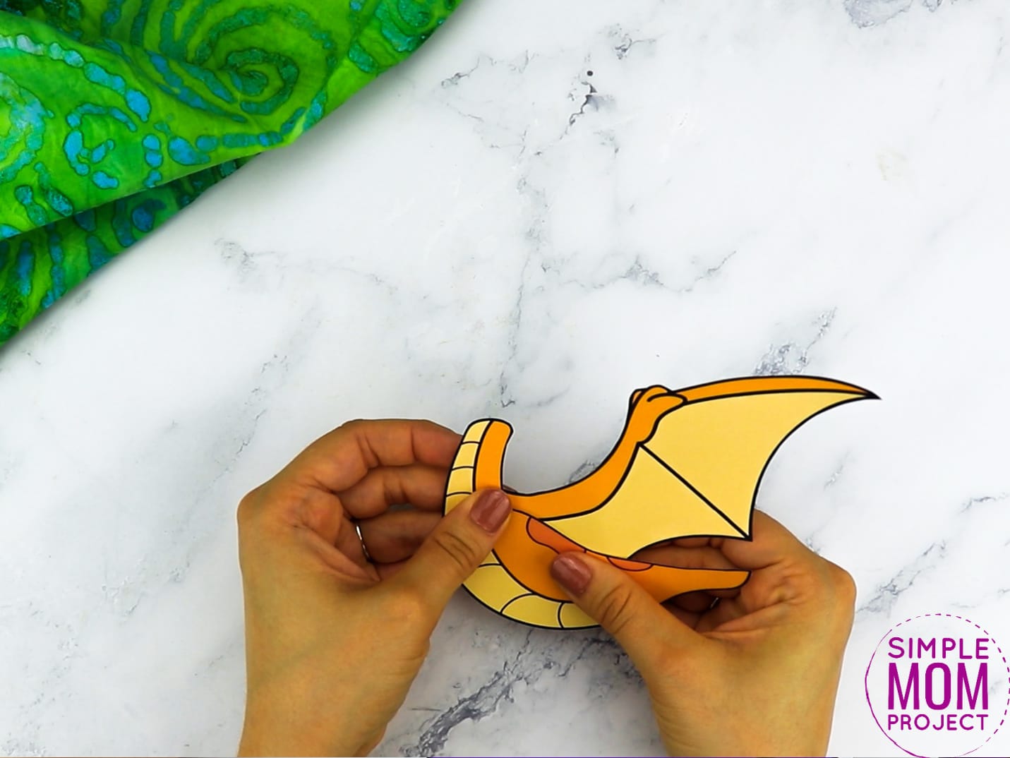 Free Printable Pterodactyl Dinosaur Craft for Preschoolers, toddlers and kindergartners