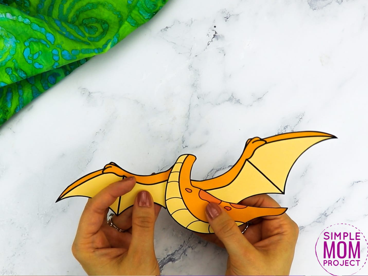 Free Printable Pterodactyl Dinosaur Craft for Preschoolers, toddlers and kindergartners