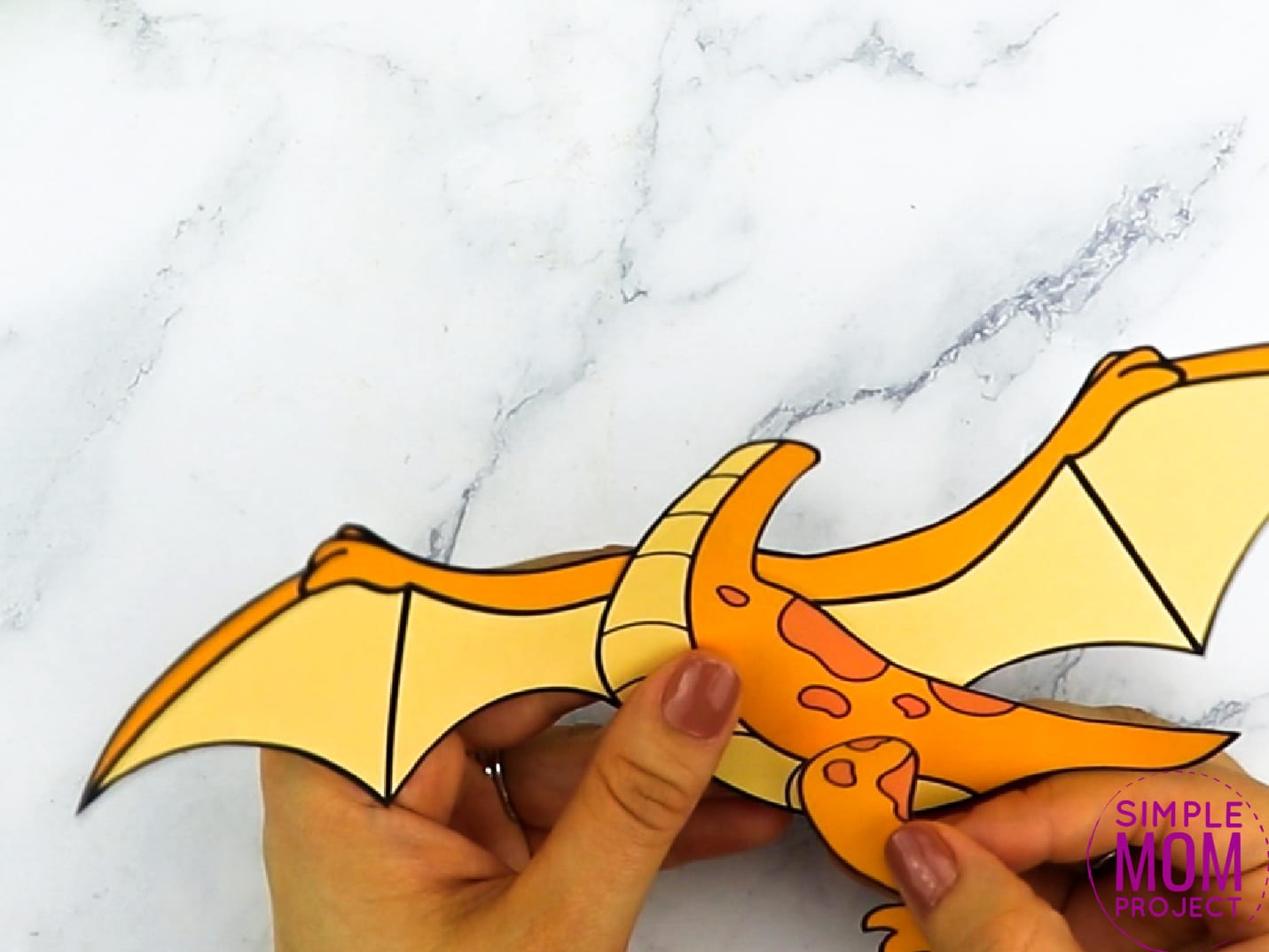 Free Printable Pterodactyl Dinosaur Craft for Preschoolers, toddlers and kindergartners