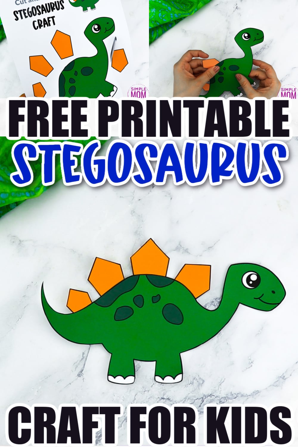 Does your preschooler love Jurassic park? What about puzzles? Look no further because this fun stegosaurus craft is perfect for your little one! With the free printable stegosaurus template, your kids can build their very own dinosaur friend. Click now to download and print the free stegosaurus dinosaur template today!