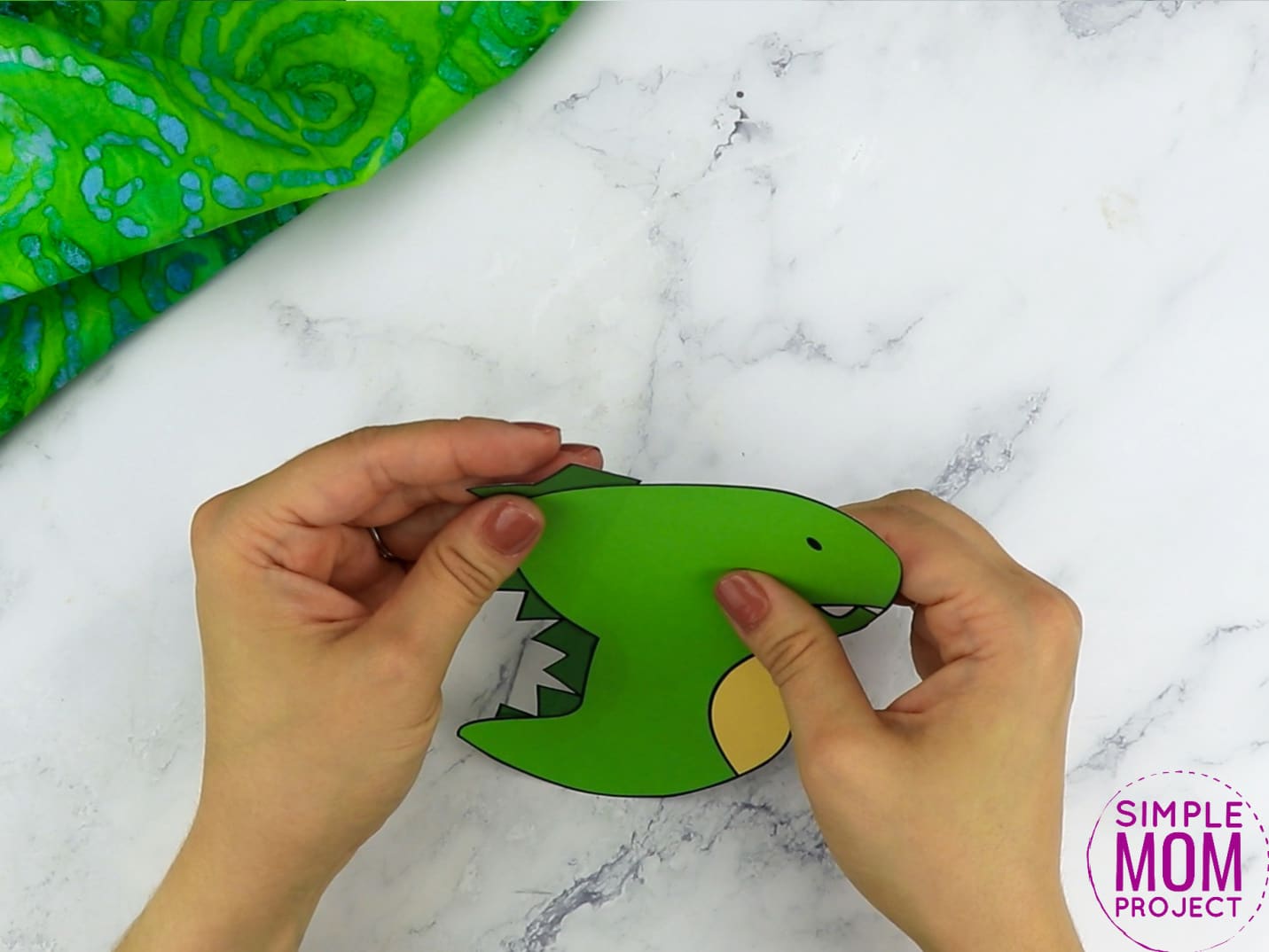 Free Printable Trex Dinosaur Craft for Preschoolers, toddlers and kindergartners
