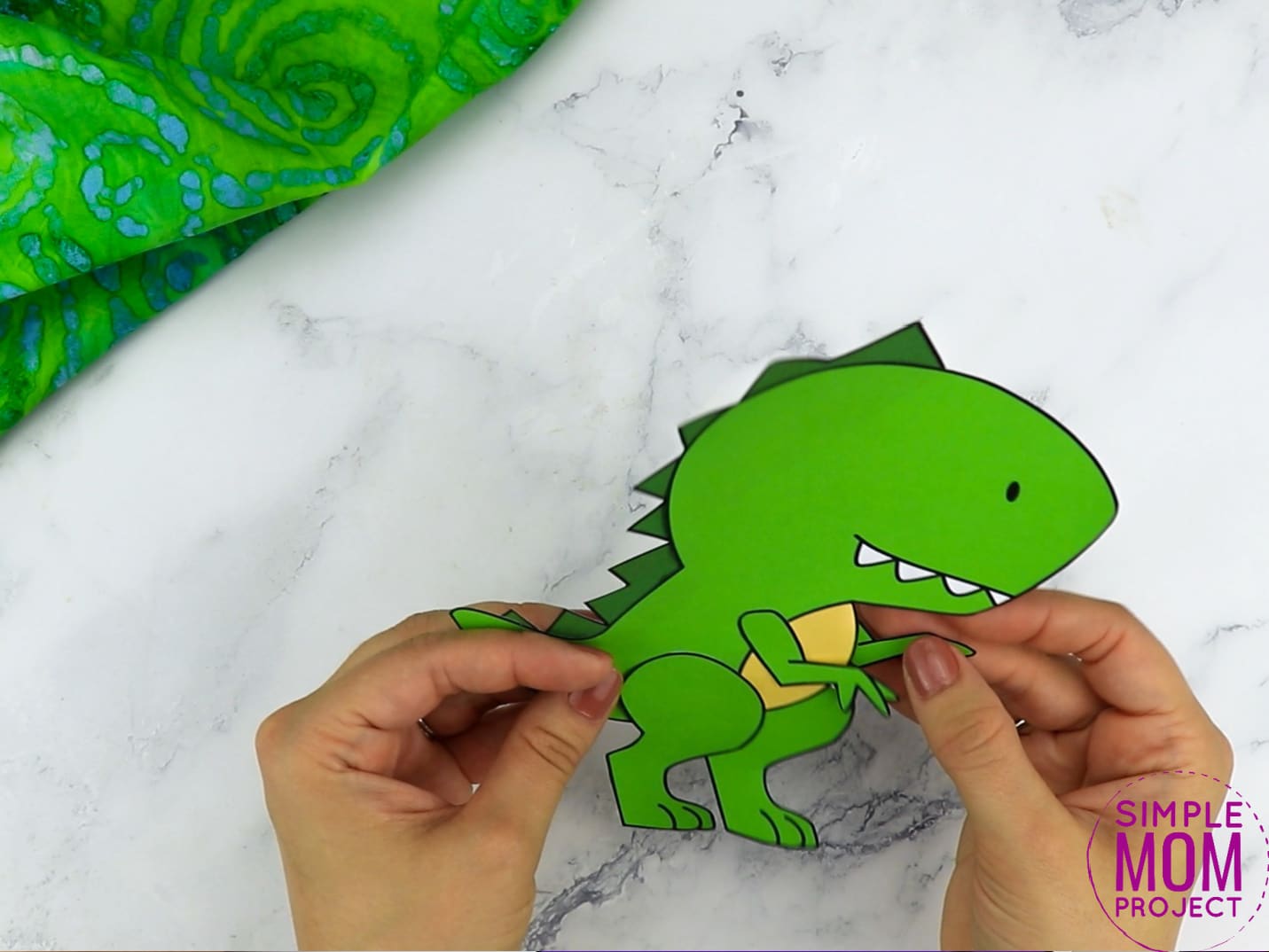 Free Printable Trex Dinosaur Craft for Preschoolers, toddlers and kindergartners