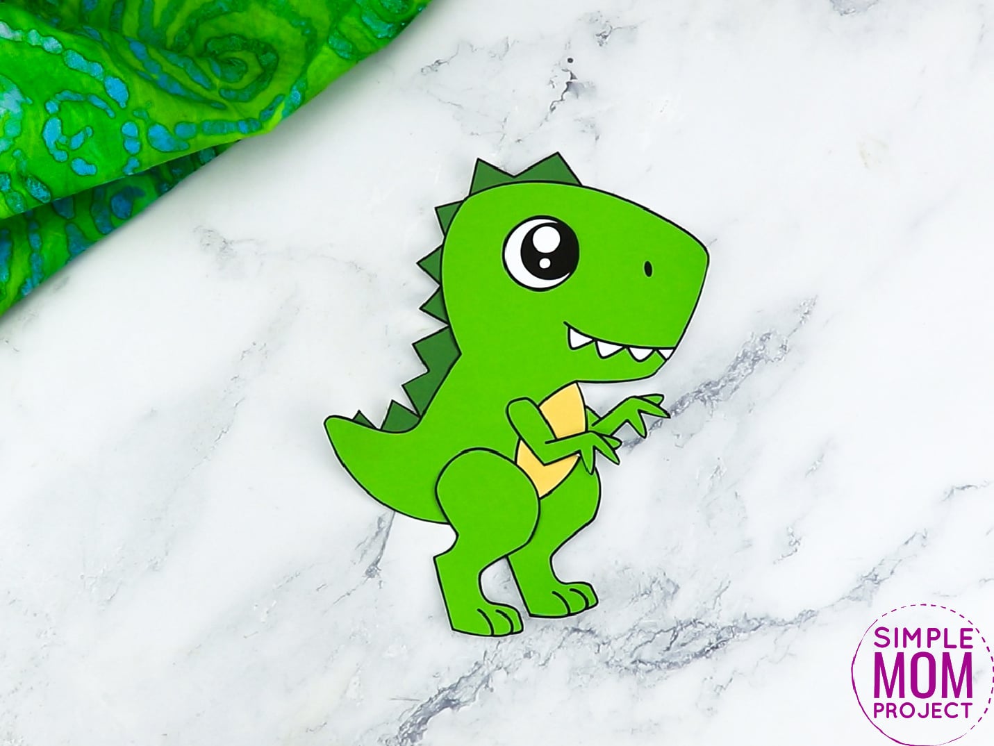Free Printable Trex Dinosaur Craft for Preschoolers, toddlers and kindergartners