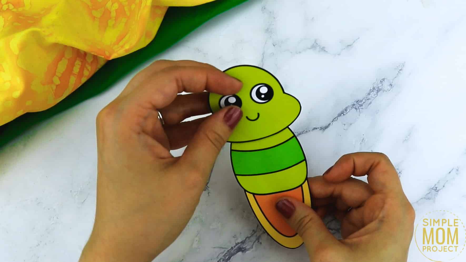 Free Printable Firefly Craft for Kids, preschoolers and toddlers