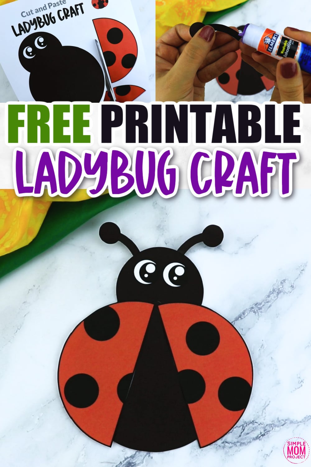 Are you looking for a fun and simple way to teach the letter L to your preschooler or toddler? This printable ladybug craft is a realistic, but grouchy way to do so! Spring right into this craft by downloading and printing the free ladybug template and gluing it on to a handprint or footprint painting.