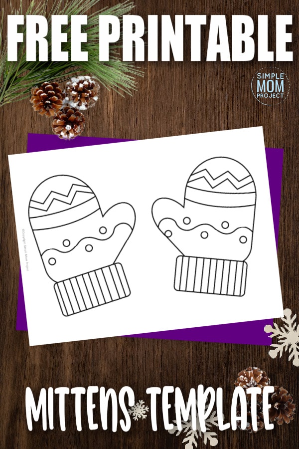 Do you love sewing mittens? Click now to download and print the free mitten template for either small or large crafts. The full page design makes this printable mitten outline a wonderful mitten coloring page to be colored by your preschool or toddler age kids. You can even turn it into a fun greeting card to warm someone’s heart.